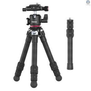 Ulanzi MT-20 71.4cm/28.1in Portable Photography Carbon Fiber Tripod Stand 3kg Load Capacity with 360° Panoramic Ballhead