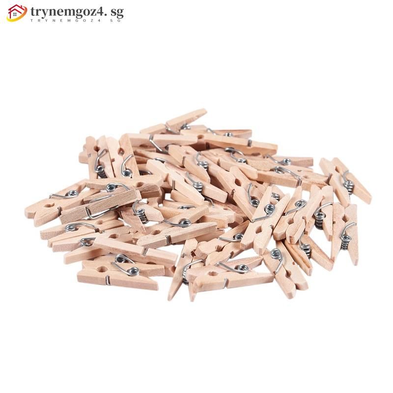 100pcs 1 25MM Pastel Mixed Wood Clothespins Mini Clothes Pins Wooden Pegs  Clips For Scrapbooking Embellishments - AliExpress
