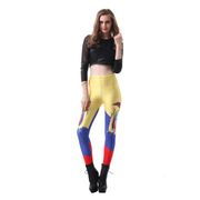 2020 yellow flag Style Women Leggings High Waist Legging Winter Printed Women Pants Slim Fitness Leggins Sexy Gym Clothes