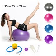 Sports Yoga Balls Bola Pilates Fitness Gym Balance Fitball Exercise Pilates Workout Massage Ball 55cm 65cm 75cm 85cm