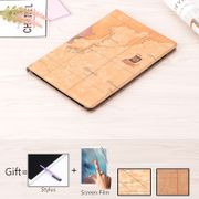 Luxury World Map Case For Samsung Galaxy Tab S6 10.5 2019 T860 T865 SM-T860 SM-T865 Cover Funda Tablet  Smart Stand Shell Cover