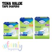 TENA Value Adult Tape Diapers / M, L & XL