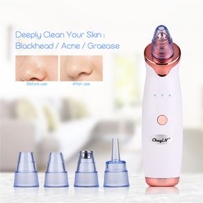 【ZY】Microdermabrasion Blackhead Remover Vacuum Suction Face Pimple Acne Comedone Extractor Facial Pores Cleaner Skin Care Tools 38