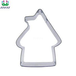 Christmas Cake Cookie Biscuit Baking Molds,Santa Big House Shaped Cake Decorating Fondant Cutters Tools,Direct Selling
