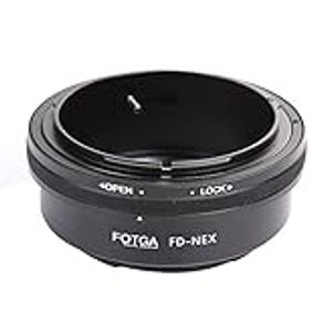 FocusFoto FOTGA Adapter Ring for FD & FL Lens to Sony E-Mount Mirrorless Camera NEX-5R 5T NEX-6 NEX-7 a7 a7S a7R a7II a7SII a7RII a6500 a6300 a6000 a5100 a5000 a3500 NEX-FS700 VG30 VG900 PXW-FS7
