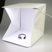 Mini Folding Lightbox Photography Photo Studio Softbox LED Light Soft Box Camera Photo Background Box Studio Lighting Tent Kit