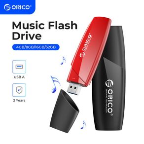 ORICO U Disk 32GB USB 2.0 Pen Drives USB Flash Stick Wide Compatibility for Laptop Computer Phone iPad TV Car Audio (U2-S)