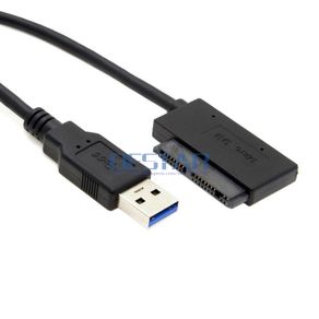 USB 3.0 to Micro SATA 7+9 16 Pin 1.8" Hard Disk Driver SSD Adapter Cable