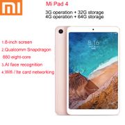Xiaomi tablet 4  Kids Tablets Android 8/Graphics tablette Snapdragon 660AIE  4GB RAM 64GB ROM Tablet PC 1920x1200 Octa Core 600
