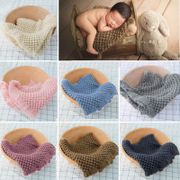 High Quality Hand-knitted Wool Crochet Baby Blanket Newborn Photography Props Chunky Knit Blanket Basket Filler