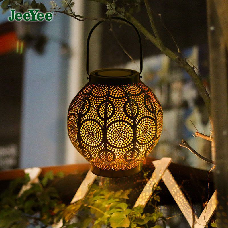 waterproof hanging solar lanterns