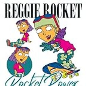 Nickelodeon Rocket Power Reggie Rocket Extreme Men's and Women's Short Sleeve T-Shirt (Dark Grey, Large)