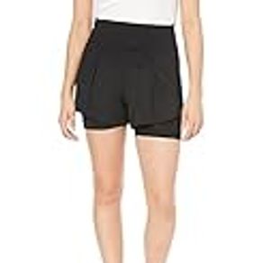 Adidas BX521 Women's Tennis Match Shorts, Black (HZ4298)