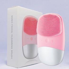 Powered Facial Cleansing Brush Sonic Silicone Cleanser Waterproof USB REcharge Skin Care Massage MINI 2 Foreoing Facial Machine