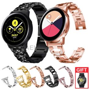 Stainless Steel Strap Metal Band Bracelet for Samsung Galaxy Watch Active 2 40mm 44mm