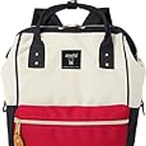 Anello Cross Bottle Kuchigane Backpack R (Navy/White/Red)