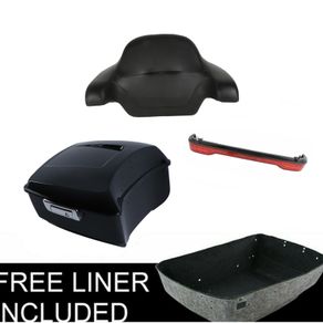 Motorcycle King Pack Trunk Backrest For Harley Tour Pak Road King Electra Glide Street Glide 2014-2020