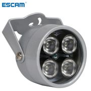 ESCAM CCTV LEDS 4 array IR led illuminator Light IR Infrared waterproof Night Vision CCTV Fill Light For CCTV Camera ip camera