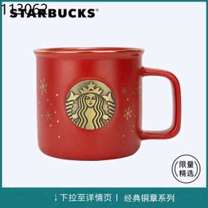 Starbucks wedding gift wedding Red Cup a pair of coffee cups mug with lid ceramic water Cup couple's cups