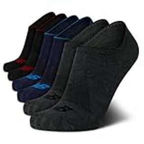 New Balance Men's Invisible No Show Non-Slip Liner Socks (6 Pack)