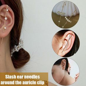 Ear Wrap Crawler Hook Earrings Sash Ear Needles Around The Auricle Clip Jewelry