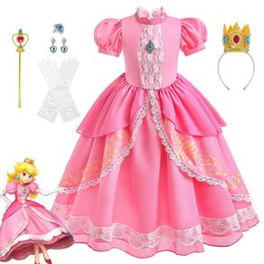 Super Mario Princess Peach Cosplay Costume Prices and Specs in