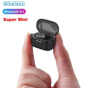 [Spot Free Shipping]M8 Ultra Mini In-Ear Bluetooth 4.2 Wireless Music Earphone Earbud for iPhone Android With Charge Cas