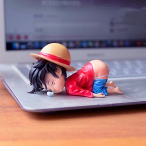 One Piece Butt Sleepy 9 Sets Series Cute Doll Gift Office Ornament Straw Hat Pirates Figure