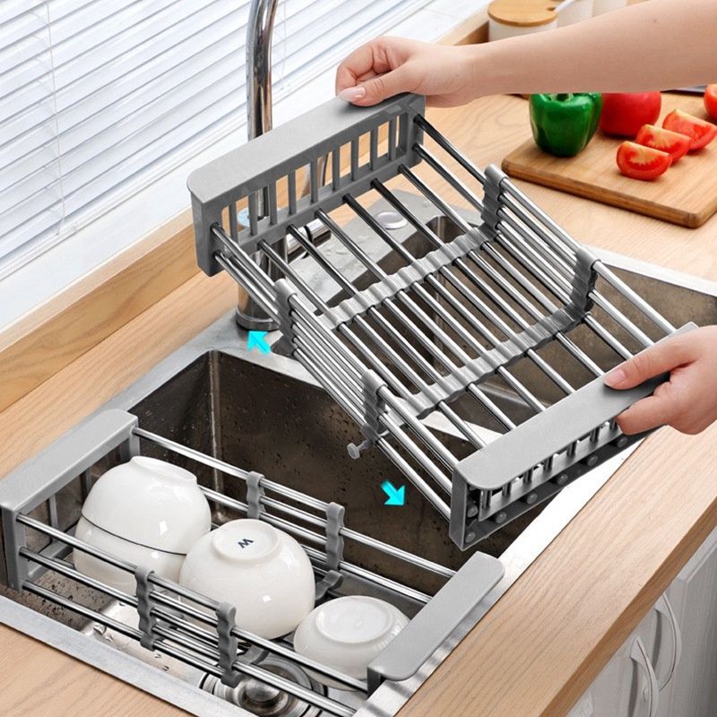 2 layer stainless steel kitchen stand corner plate dish drainer drying rack  storage with chopping board knife chopsticks holder - AliExpress