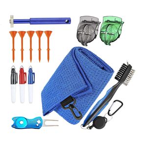 BolehDeals  Golf Club Cleaning Kit with Golf Marker Pen Brush TowelGroove Cleaner