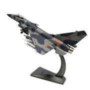 1/48 Scale Alloy Fighter Chinese Air Force J-10B Vigorous Dragon Firebird Aircraft Model Toys Children Kids Gift for Collection