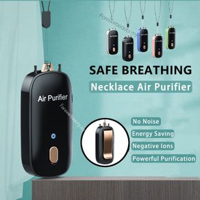 Wearable Air Purifier Necklace Ionizer Negative Ion For Adults Kids