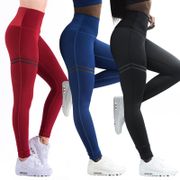 2021 Hot Women Yoga Pants Fitness Sport Leggings Tights Slim Running Sportswear Sports Pants Quick Drying Training Trousers