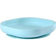 BEABA Silicone Suction Plate, Light Blue