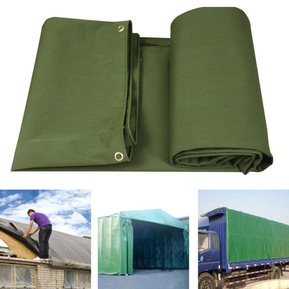 Heavy Duty Tarpaulin 600gsm Black UV Resistant Waterproof Rotproof Tarp PVC  Coated Canvas Fabric Outdoor Tent Trailer Cover - AliExpress
