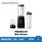 Philips HR2603/91 Daily Collection Mini Blender (Black)