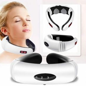 Neck Massager Electric Pulse Back and Neck Massager Far Infrared Heating Pain Relief Health Care