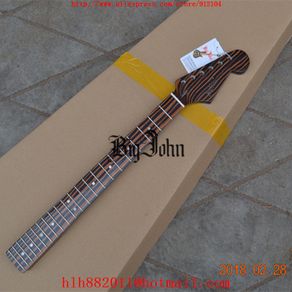 free shipping new Big John single wave 6 strings zebra wood electric guitar without hardware F-3416