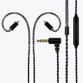 Single Crystal Copper Plated Silver Cable Earphone Upgrade Cable For Shure SE425 SE215 SE315 UE900 W40 HD598 Earphones Audio