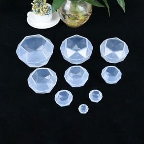 Crystal Epoxy Resin Mold Diamond Pendant Casting Mould Handmade DIY Crafts Ornaments Making Tools
