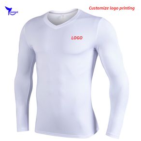 Long-sleeved T-shirt sports men's running T-shirt fitness sportswear sports men's compression sportswear Rashgard