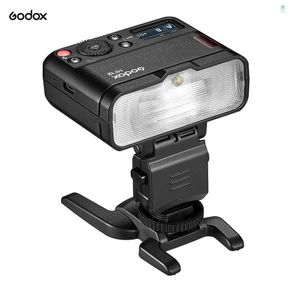 Godox MF12 Macro Flash 2.4G Wireless Transmission Control Guide Number 16 TTL M Mode with Colorful Filter Cold Shoe for Portrait Plants Insects Food Jewelry Macro Photography