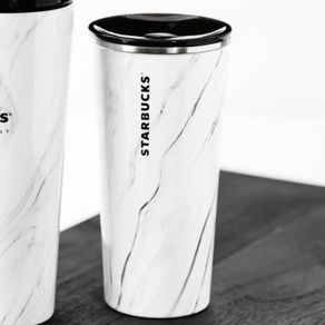 Starbucks Hong Kong - Minimalist Marble - 16oz Black & Rose Gold