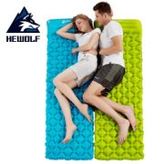 Hewolf Ultralight Camping Mat Outdoor Hiking Picnic Air Pad TPU+Nylon Waterproof Inflatable Mattress Cushion Tent Sleeping Bed