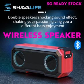 【SG🇸🇬 Ready Stock】Bluetooth Speaker Waterproof Wireless Speaker with Microphone for Phones TV Computer Outdoor