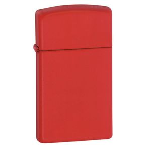Zippo Slim Red Matte Lighter 1633