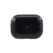 Leather Case For AirPods Pro Bluetooth Earphone Protective Cover Headset Charging Box For Airpods 3 Pro Cases (Color : Black)