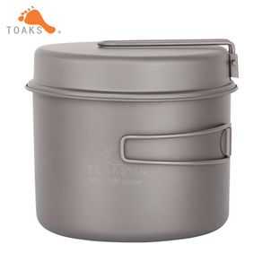TOAKS Ultralight Outdoor Camping 1600ml Titanium Pot & pan Cooking Pot fry pan Titamium Cookware Sets Pot