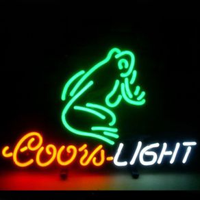 Coors Light Beer Glass Neon Light Sign