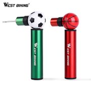 WEST BIKING Super Mini Bike Pumps Portable Ball Tire Air Inflator Pressure MTB Bicycle Hand Pump Schrader Presta Valve Pump
